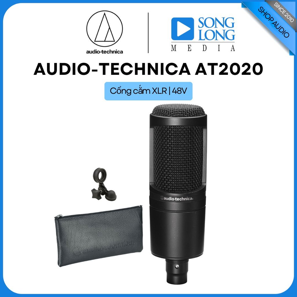 Mic thu âm AUDIO TECHNICA AT2020 -  Hàng Chính Hãng - Songlongmedia