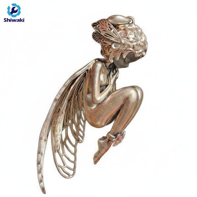 Im Lặng Seraph Locket Thiết Kế Độc Đáo Cicada Appendage Seraph Locket Artisanal Look Crouching Fairy