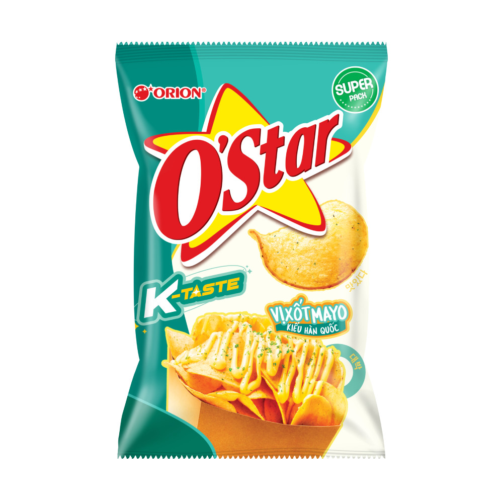 Snack OStar vị xốt mayo Hàn Quốc 125g - 23730