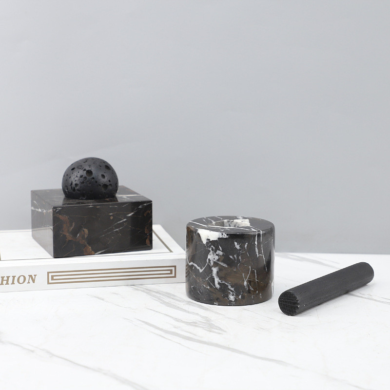 PM03 European-style light luxury wabi-sabi natural marble flameless essential oil diffuser, home dec