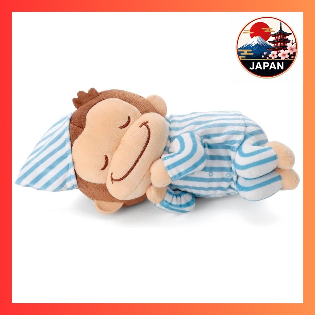 ［Directly from Japan］TAKARATOMY A.R.T.S Curious George Sleeping Friend Plush Toy S Curious George Pl
