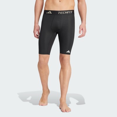 adidas Gym & Training Quần Short Bó Tập Luyện Nén Cơ TECHFIT Nam Đen IN5591