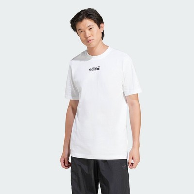 adidas Lifestyle Graphic Tee Men White JC8379