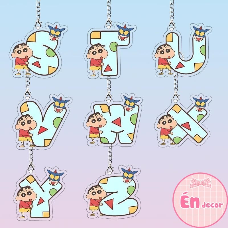 Crayon Shin chan, móc khoá chữ Cushin - Én decor