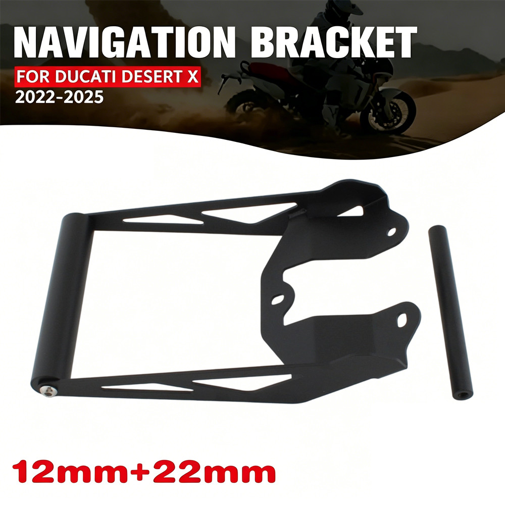 Dành Cho Ducati Sa Mạc X DesertX 2022-2025 2024 2023 Xe Máy GPS Định Vị Gắn Chân Đế Dashcam Giá Đỡ Đ