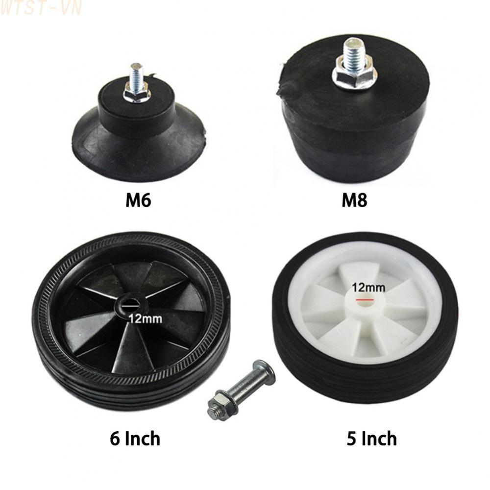 5 Inch Wheel for Air Compressors Silent Non Slip Design with Shockproof Features