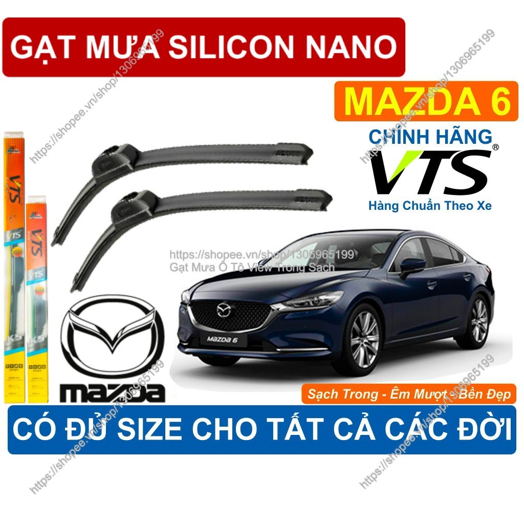 K5, Gạt Mưa K5 Kính Lái Mazda 6, Cặp Gạt Mưa Kính Lái Mazda 6,  Mazda 6.
