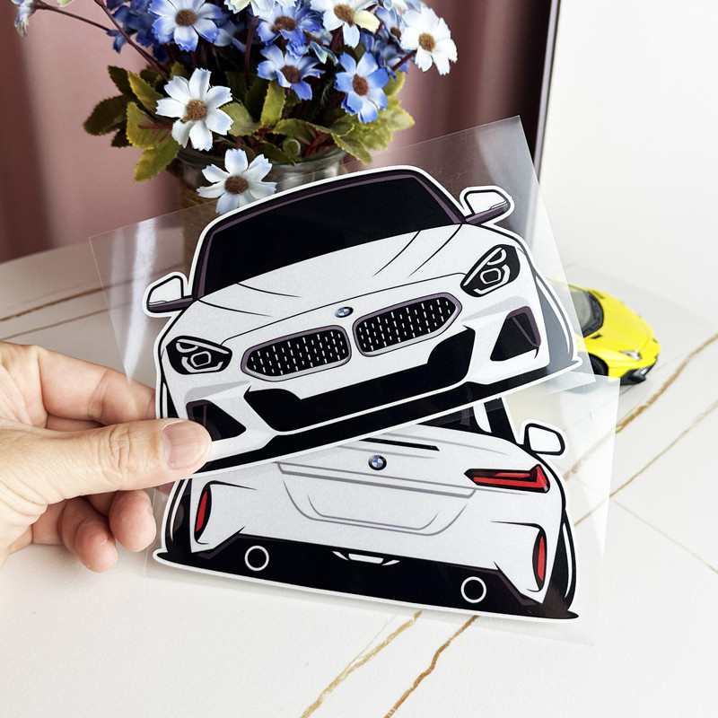 Thích Hợp Cho Xe BMW 21 Kiểu Z4 Độc Đáo Thân Xe BMW Z4 Trang Trí Xe Nhỏ Mẫu Sửa Đổi Thấp Nằm Silhoue