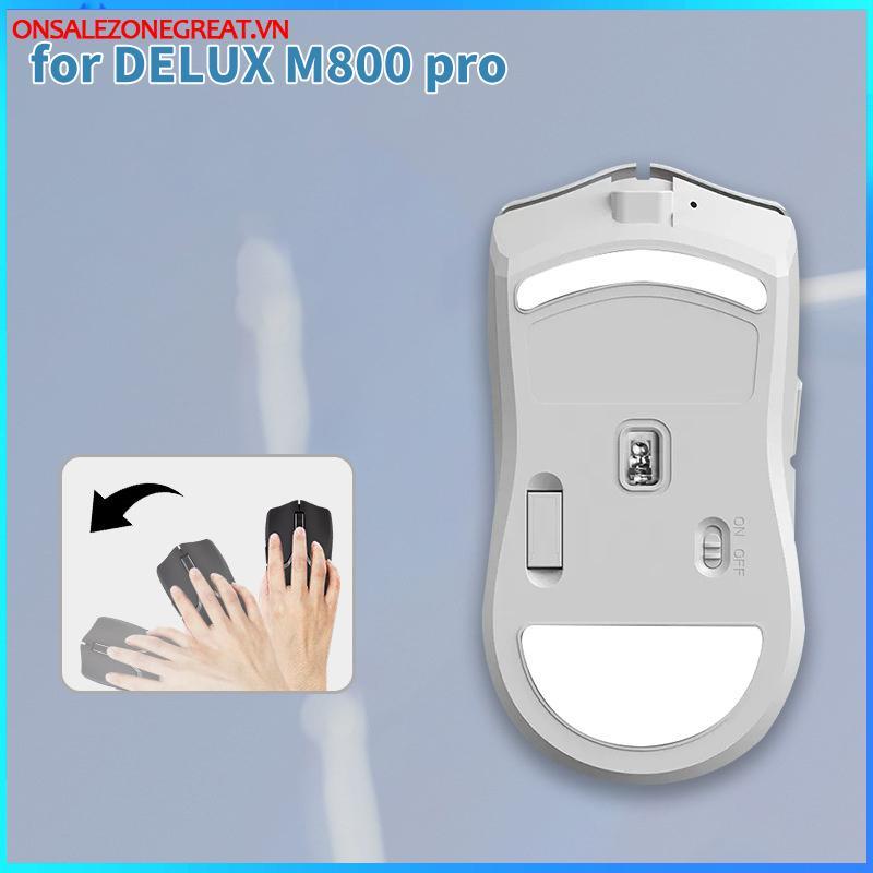 Miếng Dán Chân Chuột Cho DELUX M800 Pro Chuột Chơi Game Chống Trơn Trượt Miếng Lót E-Sport Game Thủ 