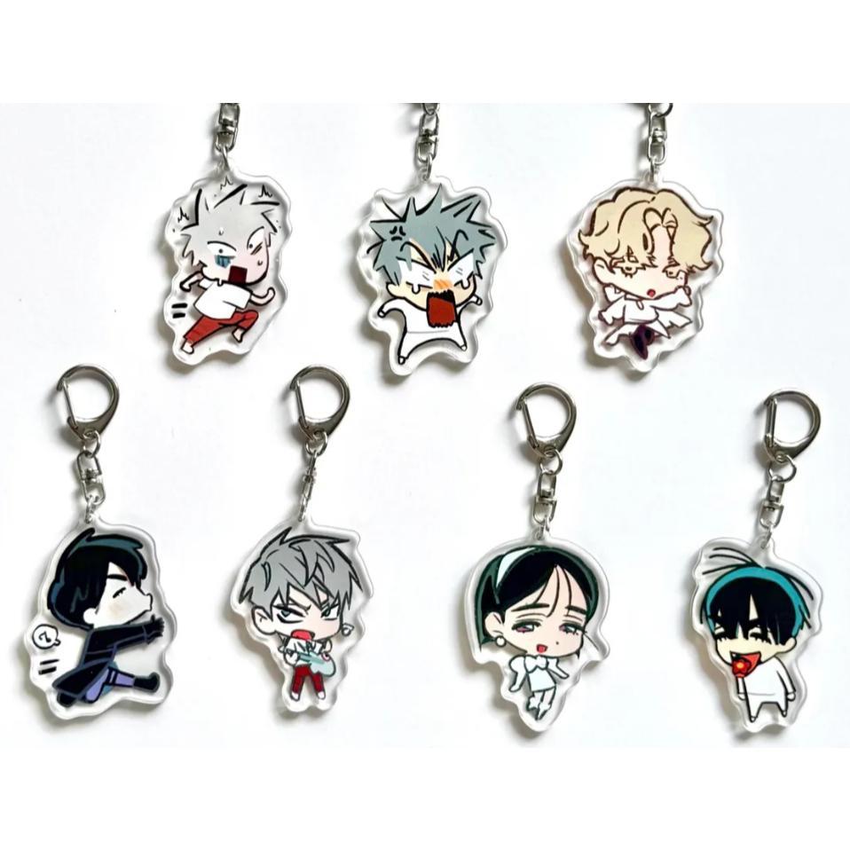 Alien Stage Acrylic Keychain, Alien Stage Double Side Acrylic Keychain, Ivan Sua, Hyuna, Till, Mizi,