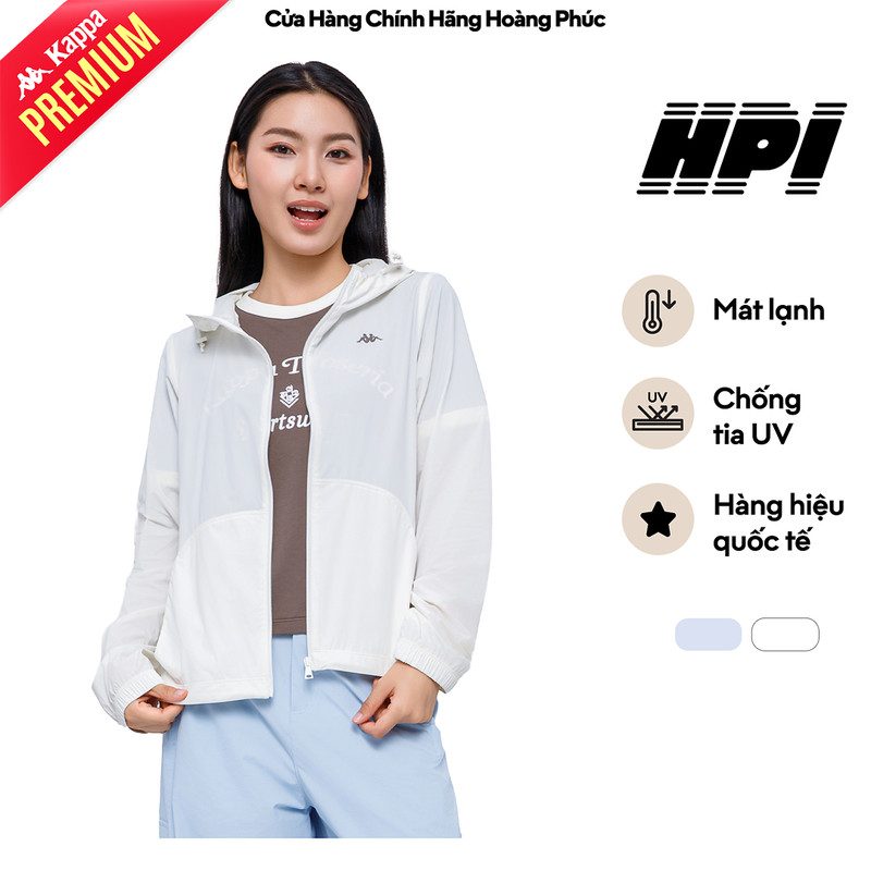 [KAPPA PREMIUM] Áo Khoác Gió Nữ KAPPA Co Giãn 4 Chiều Mát Lạnh Chống Tia UV 40+ K0G42FJ02