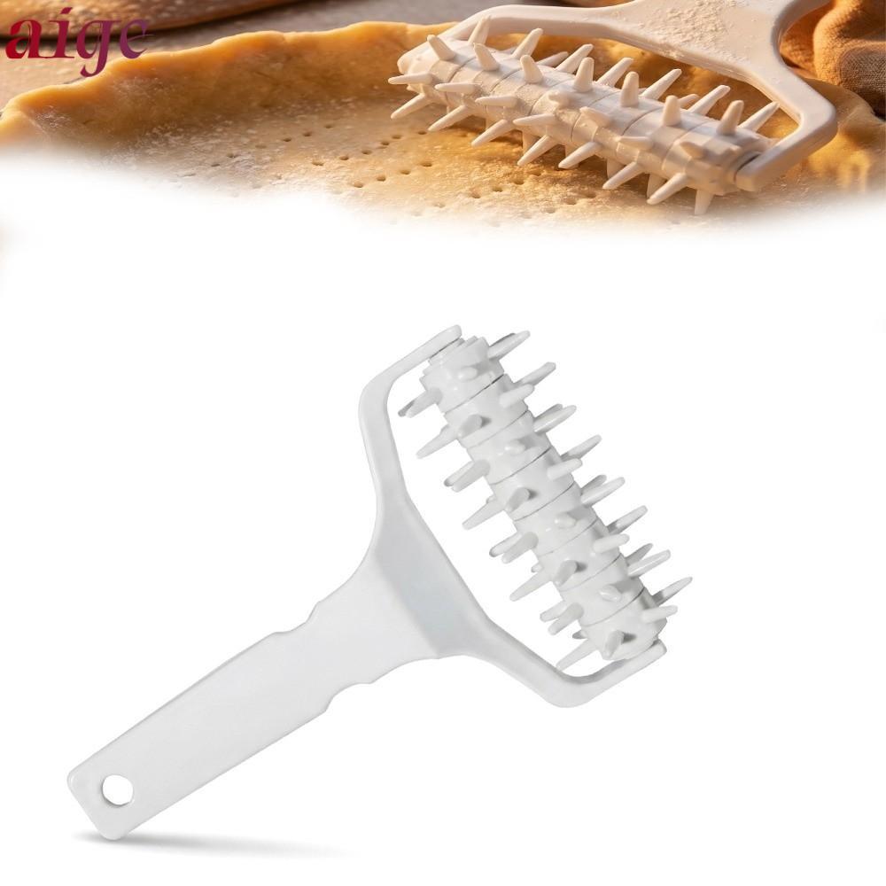 AIGE Dough Docker Roller, Cán Pin Ngăn Ngừa Vỉ Pizza Dough Docker, Máy đục lỗ bền cấp thực phẩm Bánh