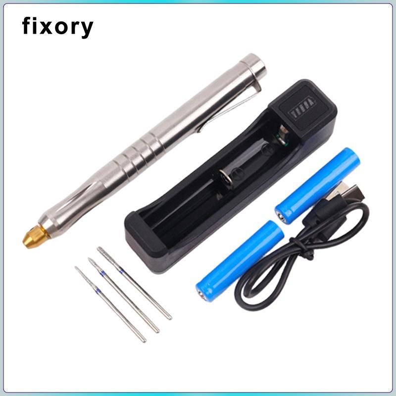 DIY Crafts Bút khắc điện Nhỏ gọn Di động Bộ Etcher có bit dành cho nghệ sĩ và các dự án sở thích