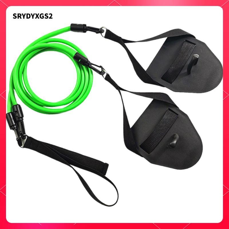 Dây tập thể dục sức mạnh cánh tay bơi Tập thể dục căng màu đen 60lbs