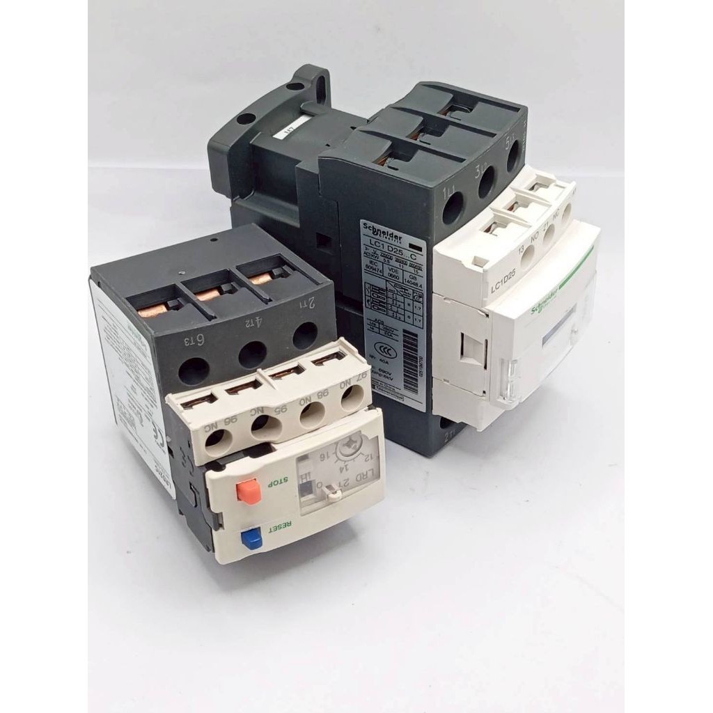 Bộ Công Tắc LC1D25 + LRD21C Schneider Electric TeSys D LC1D25 Từ Tính