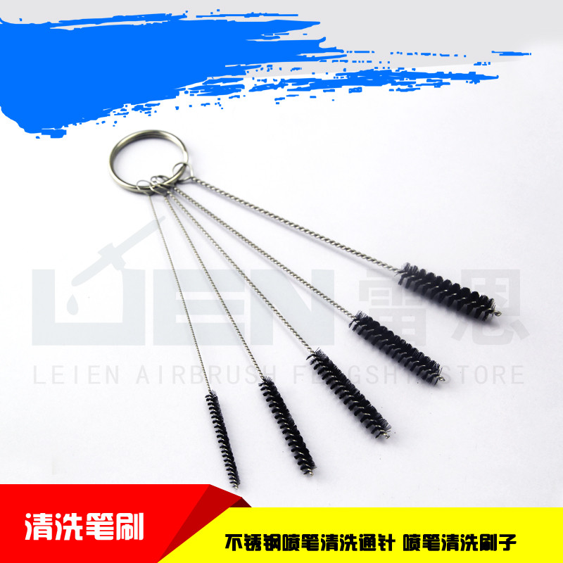 Bàn chải làm sạch Airbrush Airbrush Dụng cụ làm sạch Airbrush Bộ công cụ làm sạch Airbrush
