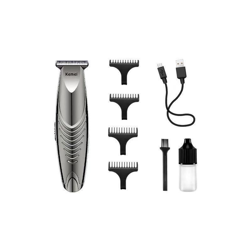 2026 Phong cách mới kemei kemei kemei Mini Khắc Clipper KM|Tông đơ cắt tóc USB sạc dầu 172220260821