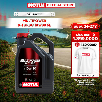 Dầu nhớt xe ô tô máy dầu MULTIPOWER D-TURBO 10W30 5L