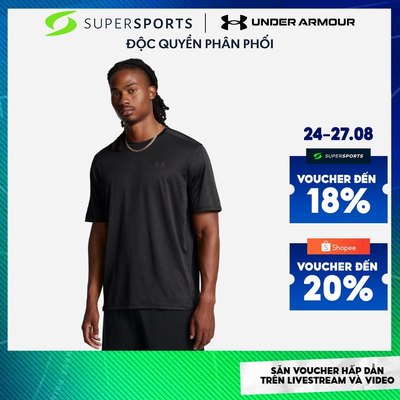Áo Thun Tay Ngắn Nam Under Armour Tech Vent - Đen - 1376791-001