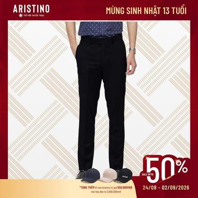 Quần âu nam ARISTINO cao cấp thiết kế cơ bản, màu sắc trung tính dễ kết hợp trang phục - ATR04002
