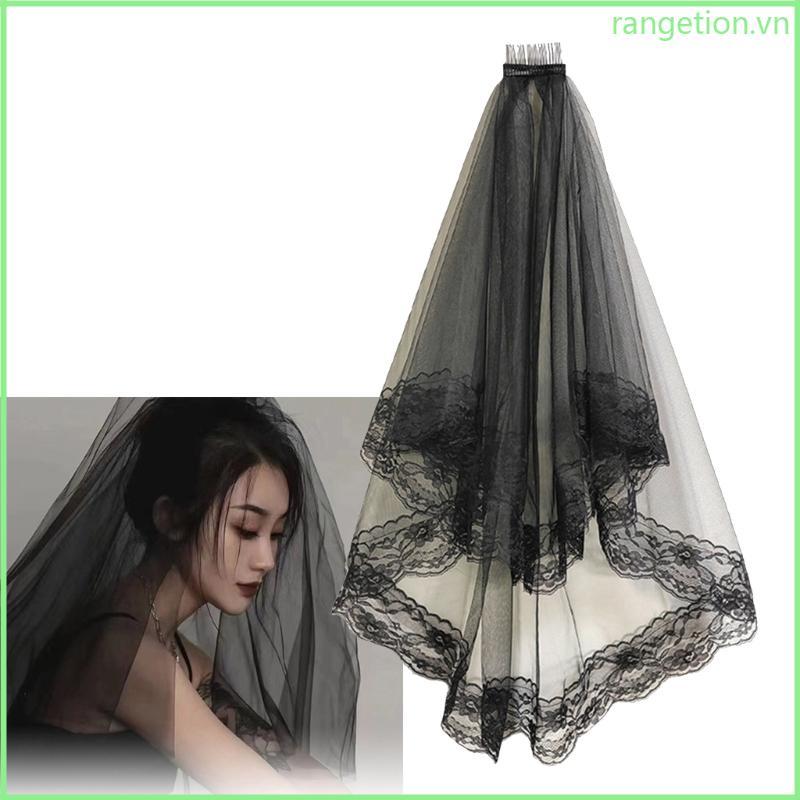 RAN Veil Floral Veil Bridal Veil Bride To Be Bridal Tắm Wedding Sheer Veil