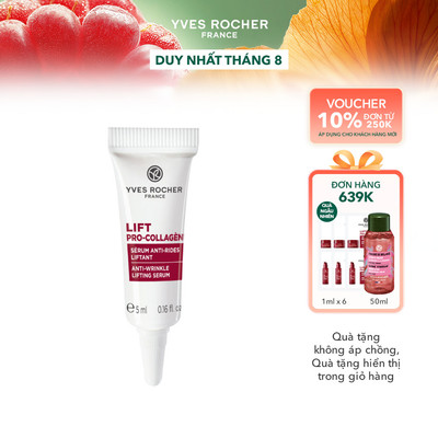 Tinh chất giảm nếp nhăn và săn chắc da Yves Rocher Mini Lift Pro-Collagen 5ml