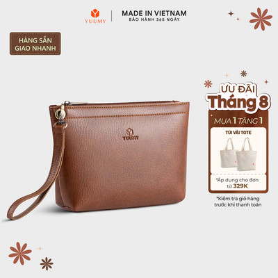Túi Yuumy (Thời trang nữ cầm tay size 22 - Túi đựng mỹ phẩm da Seasand YN121) Bagsmart