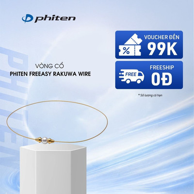 Vòng Cổ Phiten Freeasy Rakuwa Necklace Wire Hỗ Trợ Cân Bằng Cơ Thể Chăm Sóc Sức Khỏe Phong Cách Thời Trang