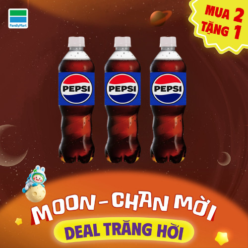 Mua 2 Tặng 1 Pepsi Cola Chai 600ml