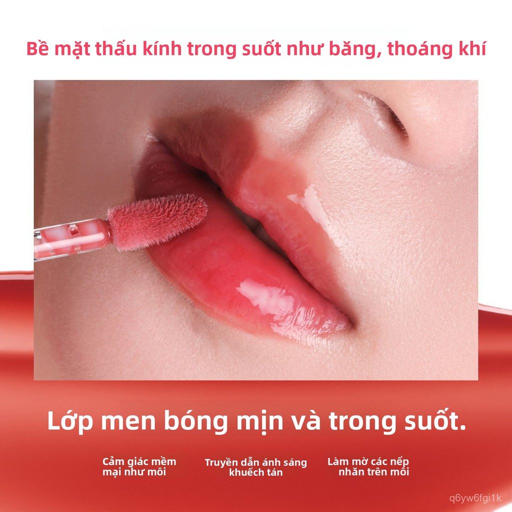 Son bóng UKISS hiệu ứng gương căng mọng dưỡng môi, không dính ly, bền màu, bán chạy