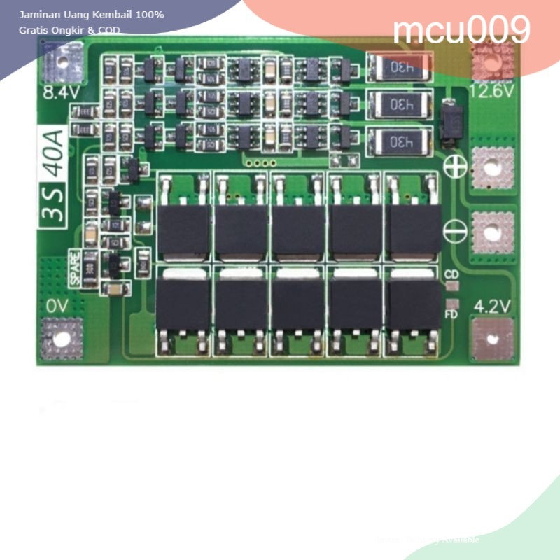 013 Mạch Sạc Pin 3s -20A, 25A, 40A, 40A-có cân bằng (12v) ,mạch bảo vệ pin 18650