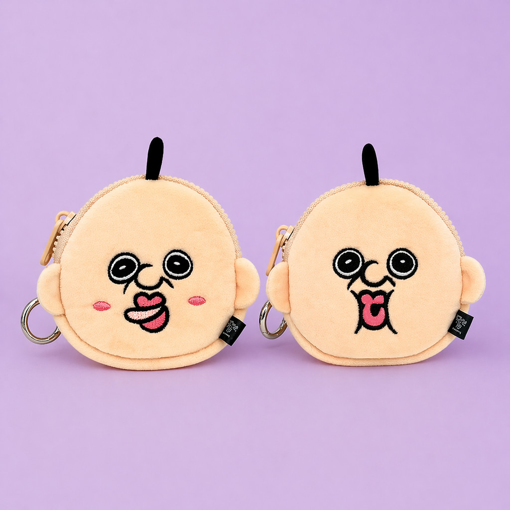 Bbangbbang-i Coin Purse Keyring 2 Types Official Korea