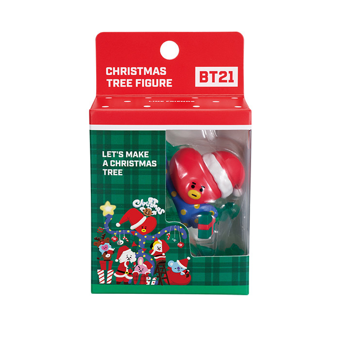 BT21 TATA Mô Hình Cây Thông Noel Chính Hãng Youngtoys Hàn Quốc - Figure Giáng Sinh BTS Trang Trí Noe