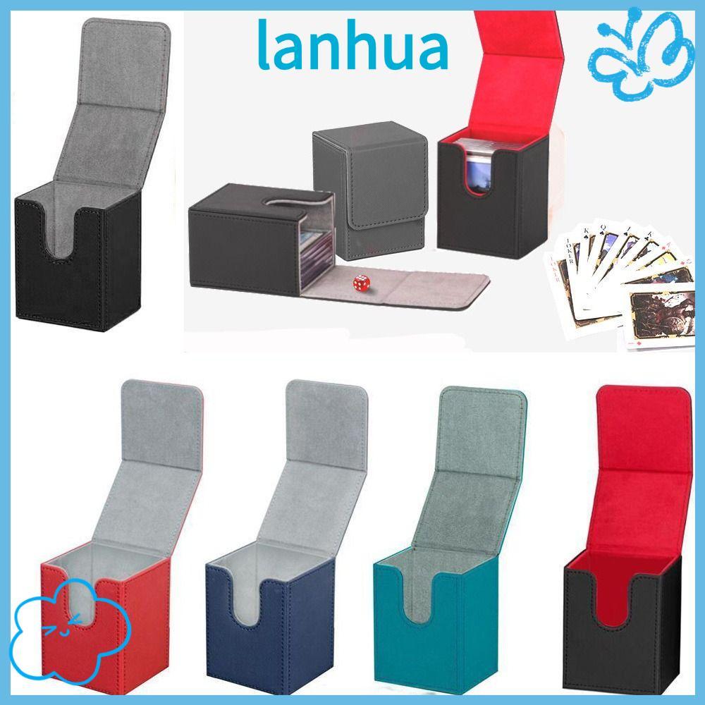 LANHUA Deck Box, Storage Organizer Game MTG Trading Card Holder, Box PU Protectors Collectible Game 
