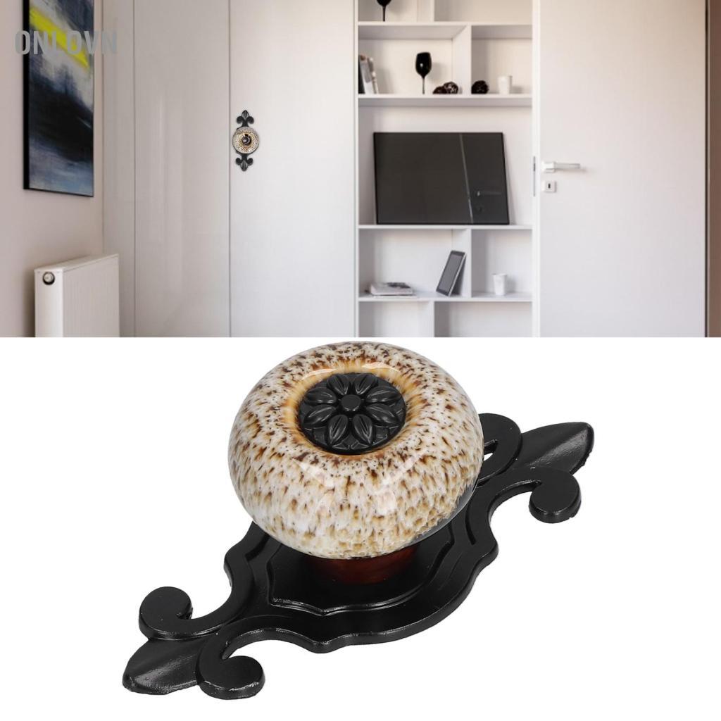 onlovn 4 Bộ Tay nắm nội thất Hợp kim kẽm Ngăn kéo cửa tủ Phụ kiện tinh tếTrắng