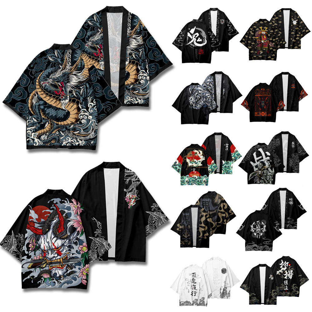 Kimono_cardigan_haori_in_hình_uikiyo_e_rồng_phù_hop_nam_nữ