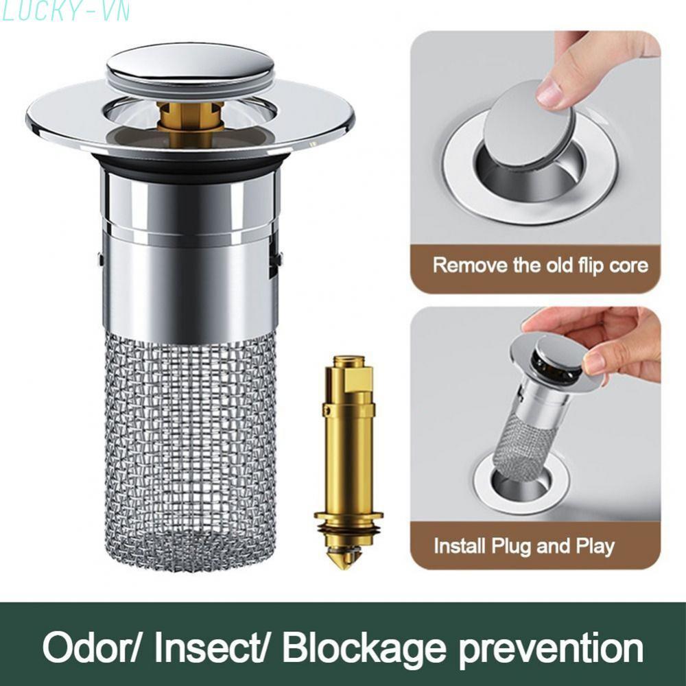 Hassle Free Sink Drain Solutions Install Our Easy 2 in 1 Sink Filter and Stopper