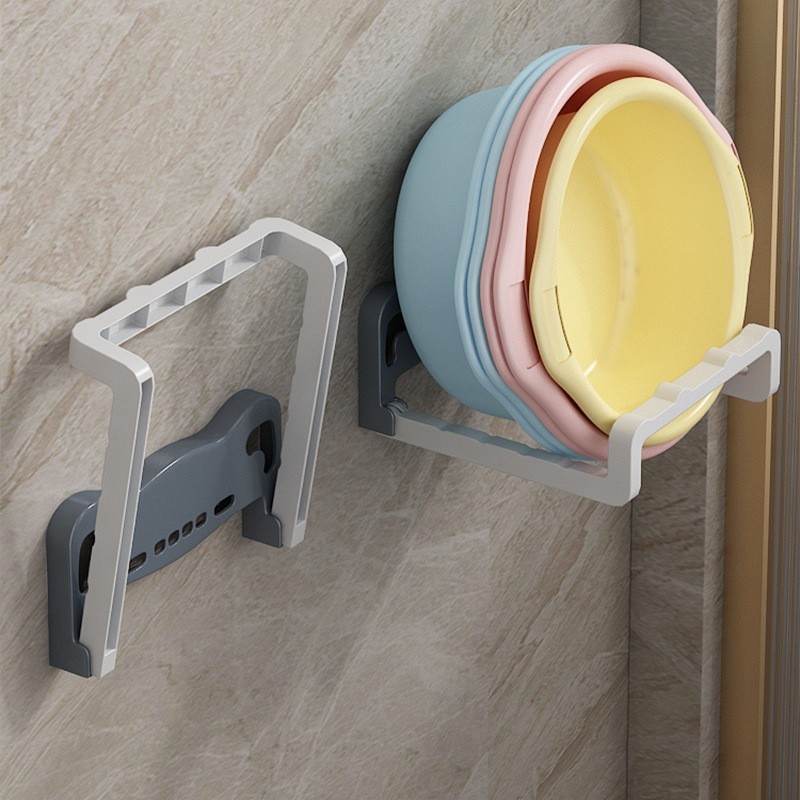 HAYAN HAYAN Chậu Rửa Vệ Sinh Giá Để Đồ Treo Tường Đục Lỗ Có Thể Gập Lại Giá Chậu Rửa Lưu Trữ 1.8z