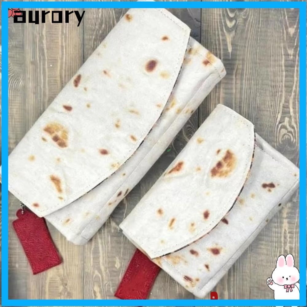Ví Burrito AURORY, Kẹp tiền xu có thể gập lại Burrito, có khe cắm thẻ Nhiều ngăn Ví đựng tiền xu