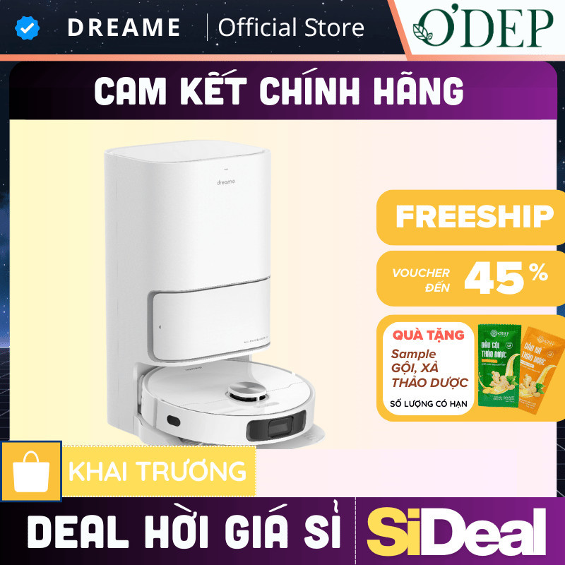 Robot lau sàn hút bụi tự làm sạch Dreame Bot L10 Ultra/ L10s Ultra Gen 2/ D20 Ultra/ L10s Ultra Gen 