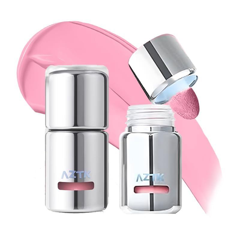 Phấn má hồng dạng lỏng Yaze, má hồng dạng lỏng màu thạch có đầu xốp, má hồng trang điểm mờ, lâu trôi