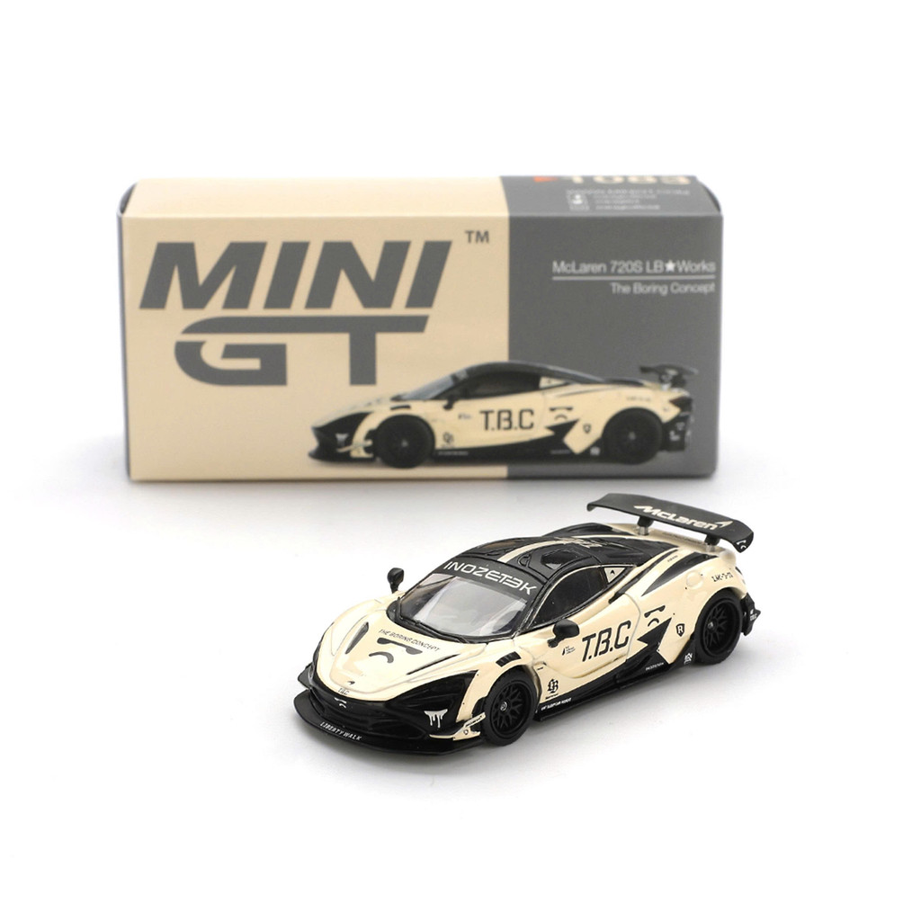MÔ HÌNH XE Mini GT BOX Version MGT01083 Mclaren 720S LBWK The Boring Concept