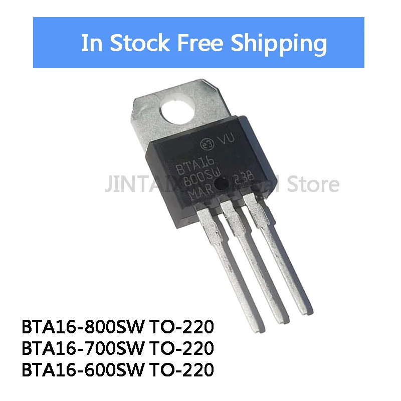 5 Chiếc BTA16 BTA16-800SW BTA16 800SW BTA16-700SW BTA16 700SW BTA16-600SW BTA16 600SW TO-220 Hiệu Ứn