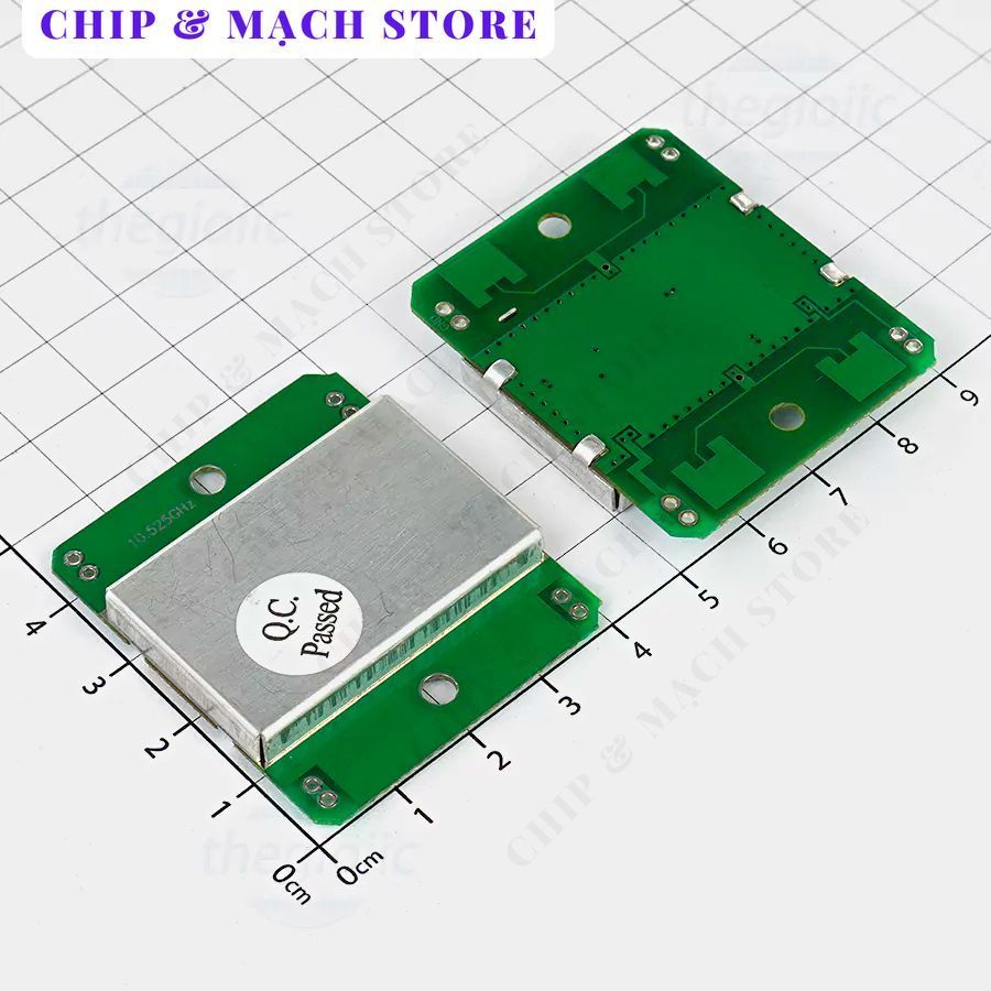 HB100 Cảm Biến Vật Cản Radar 10.525 GHz Chip & Mạch Store