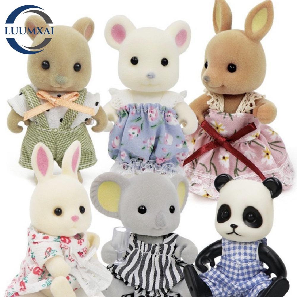 LUUMXAI Búp Bê Nhồi Bông, Gấu Trúc 8cm Sang Trọng Koala Búp Bê, Quà Tặng Gấu Mèo Koala Đồ Chơi Sang 