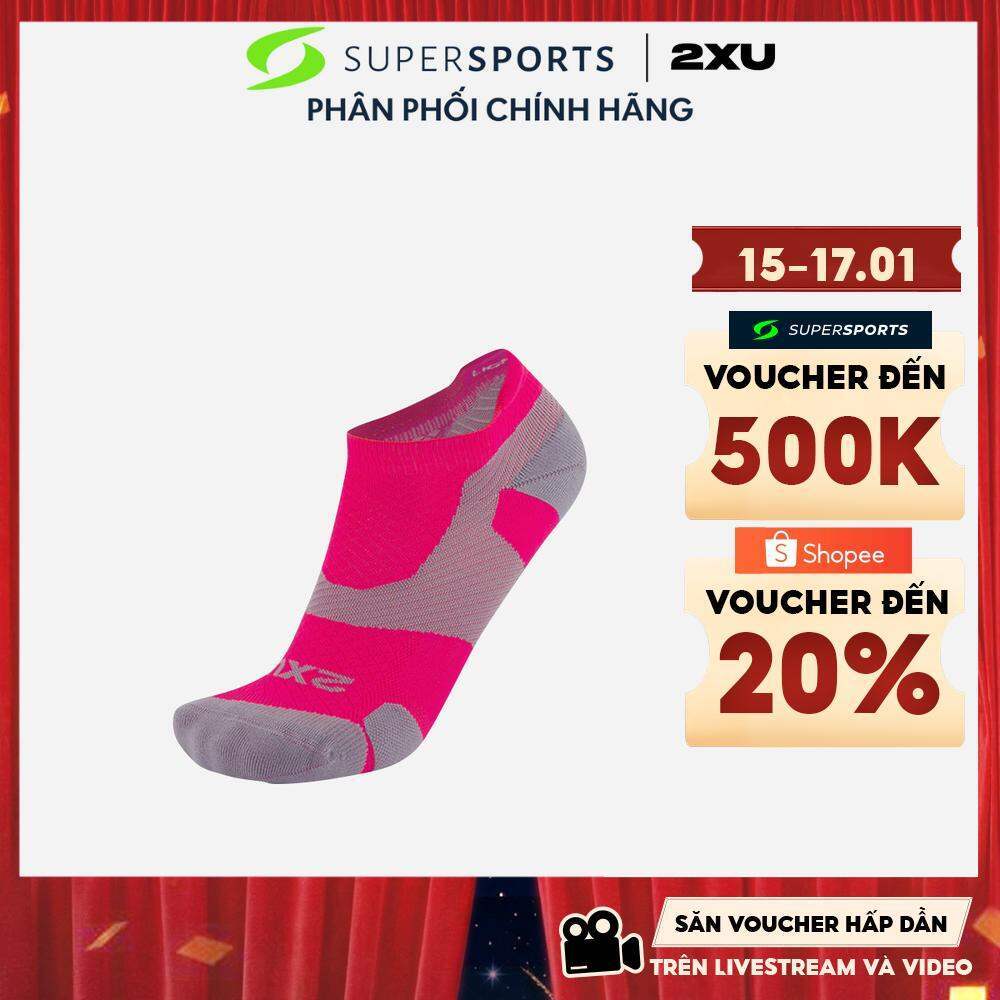 Vớ Thể Thao 2XU Vector Light Cushion - Hồng - UA5042e-MAG/LGY