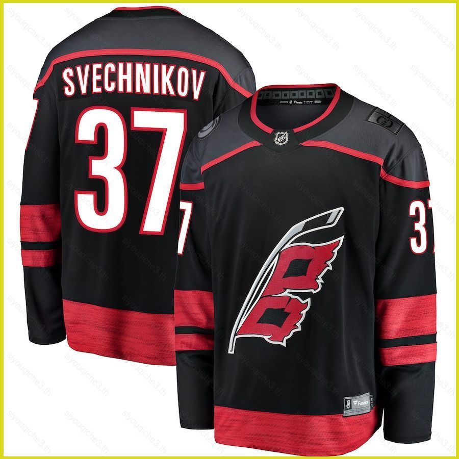 SY3 NHL Andrei Svechnikov Carolina Hurricanes Jersey Hoodie - Fanwear Plus Size
