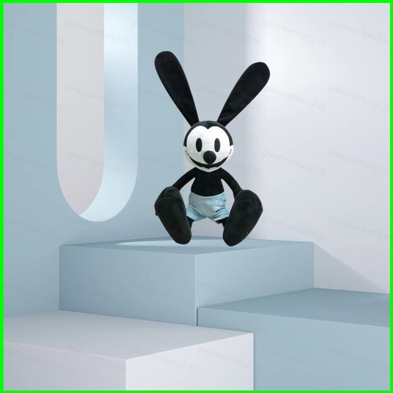 GC DISNEY Oswald Thỏ May Mắn Sang Trọng Dễ Thương Retro Sang Trọng Đồng Hành Búp Bê Mềm Ném Gối