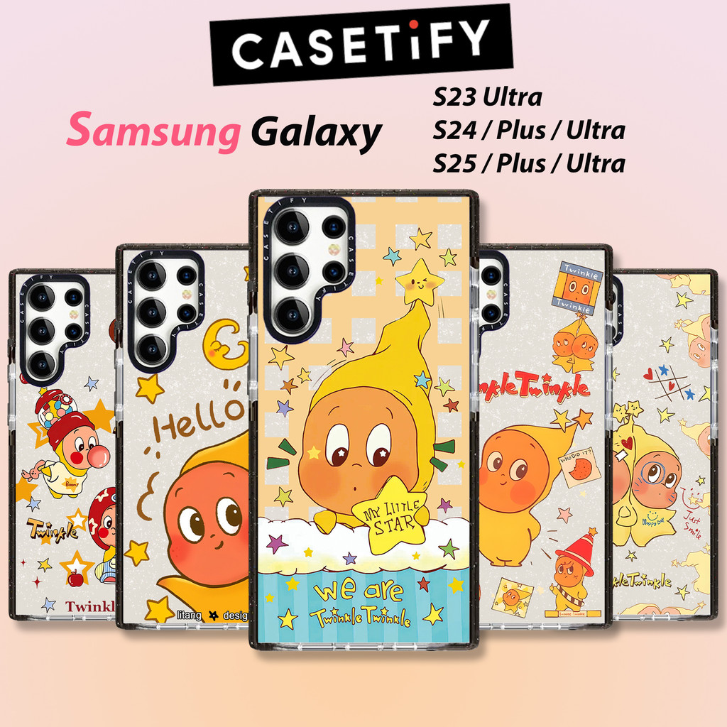Ốp lưng TWINKLE Stars casetify samsung Vỏ điện thoại cho Samsung Galaxy S26Ultra S25Ultra S24Ultra S