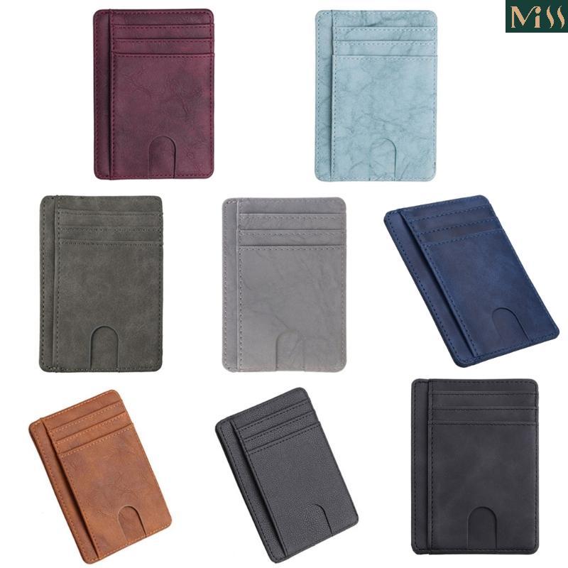 Slim RFID Blocking Leather Wallet Credit ID Card Holder Purse Money for Case for